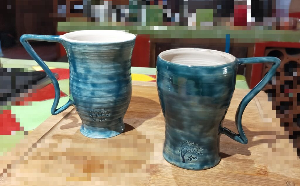 Créations poteries artisanales Au Tour de Mailhat (photo Sauve qui coupe !).